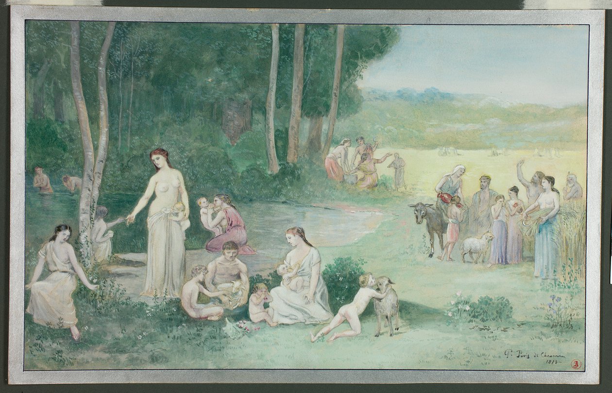 Sommer av Pierre Puvis de Chavannes