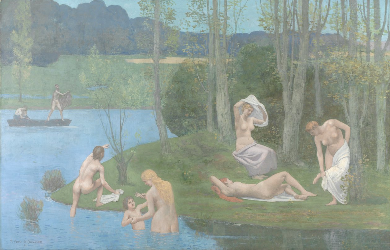 Sommer av Pierre Puvis de Chavannes