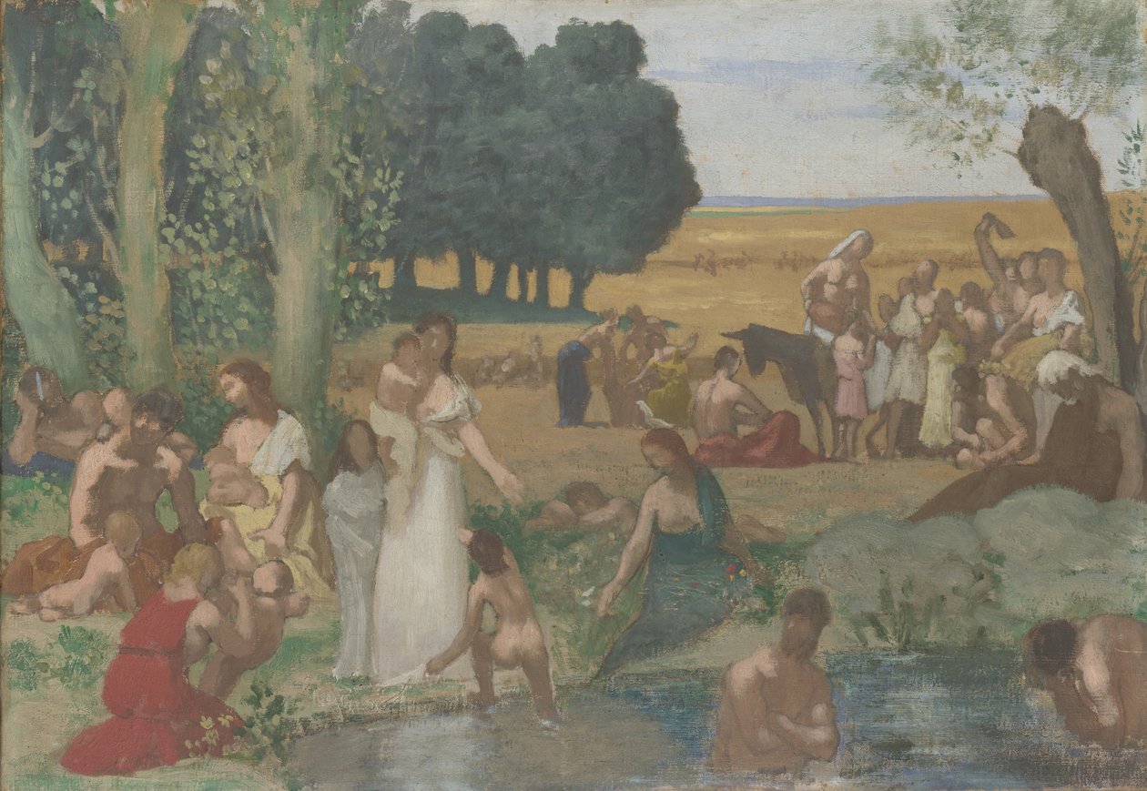 Sommer, før 1873 av Pierre Puvis de Chavannes