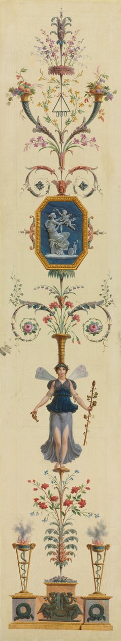 Dekorativt panel, 1790-tallet. av Pierre Rousseau