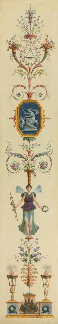 Dekorativt panel, 1790-tallet. av Pierre Rousseau