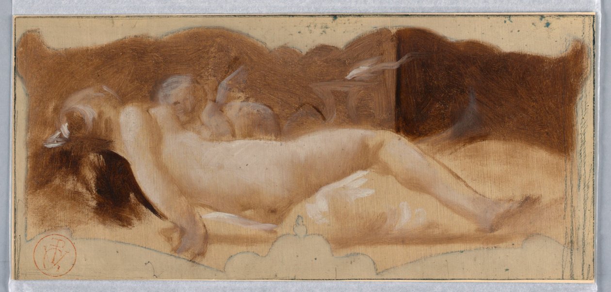 Tegning av Pierre Victor Galland