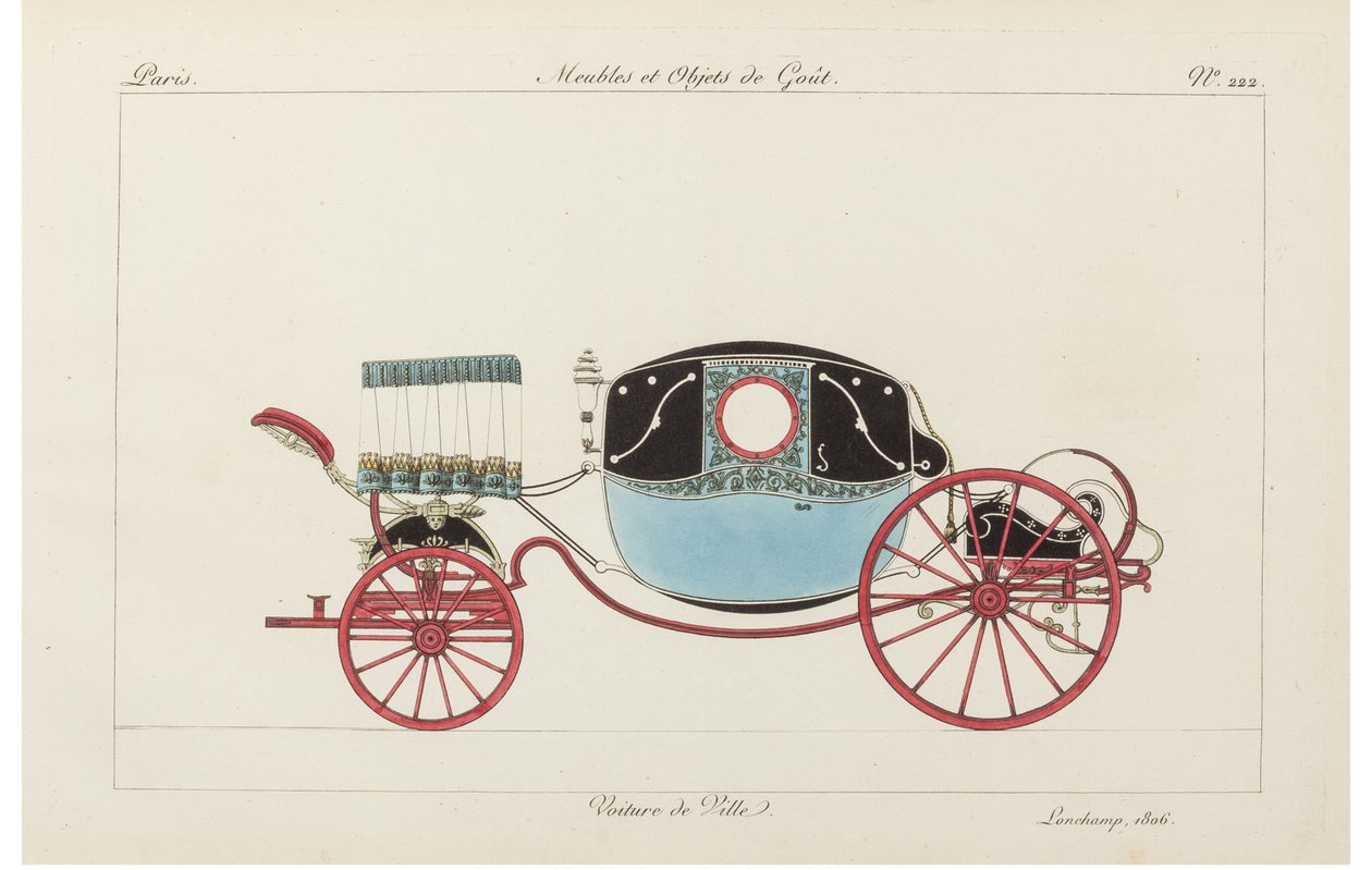 Bybil, 1800-tallet. av Pierre de La Mesangere