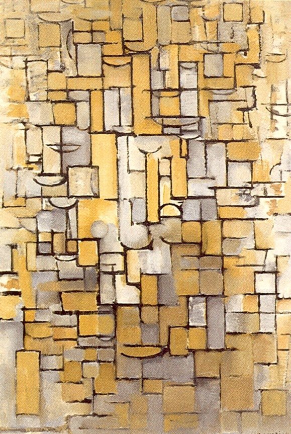 Sammensetning XIV av Piet Mondrian