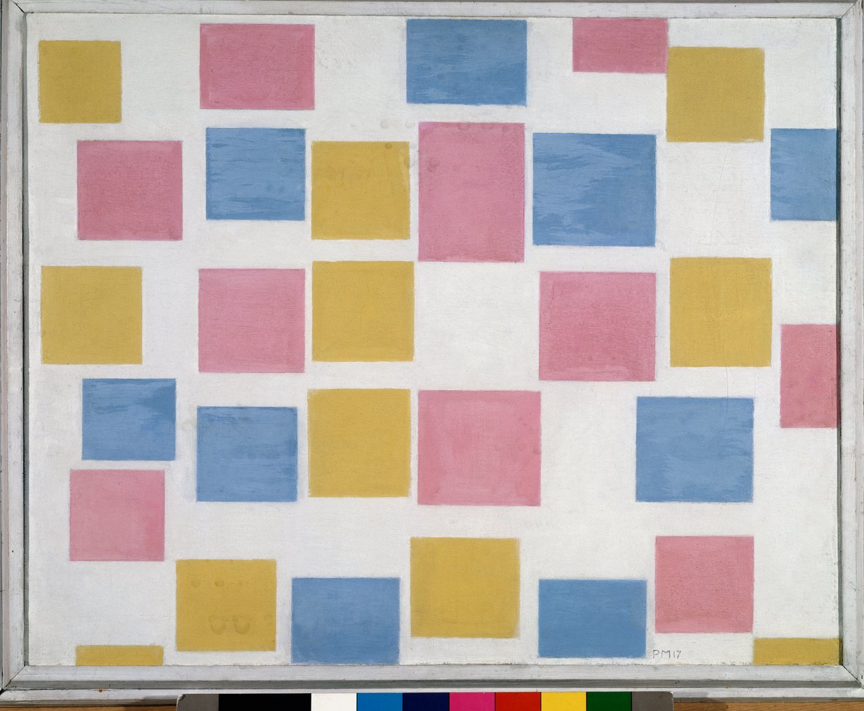 Komposisjon med farger Maleri av Piet Mondrian av Piet Mondrian