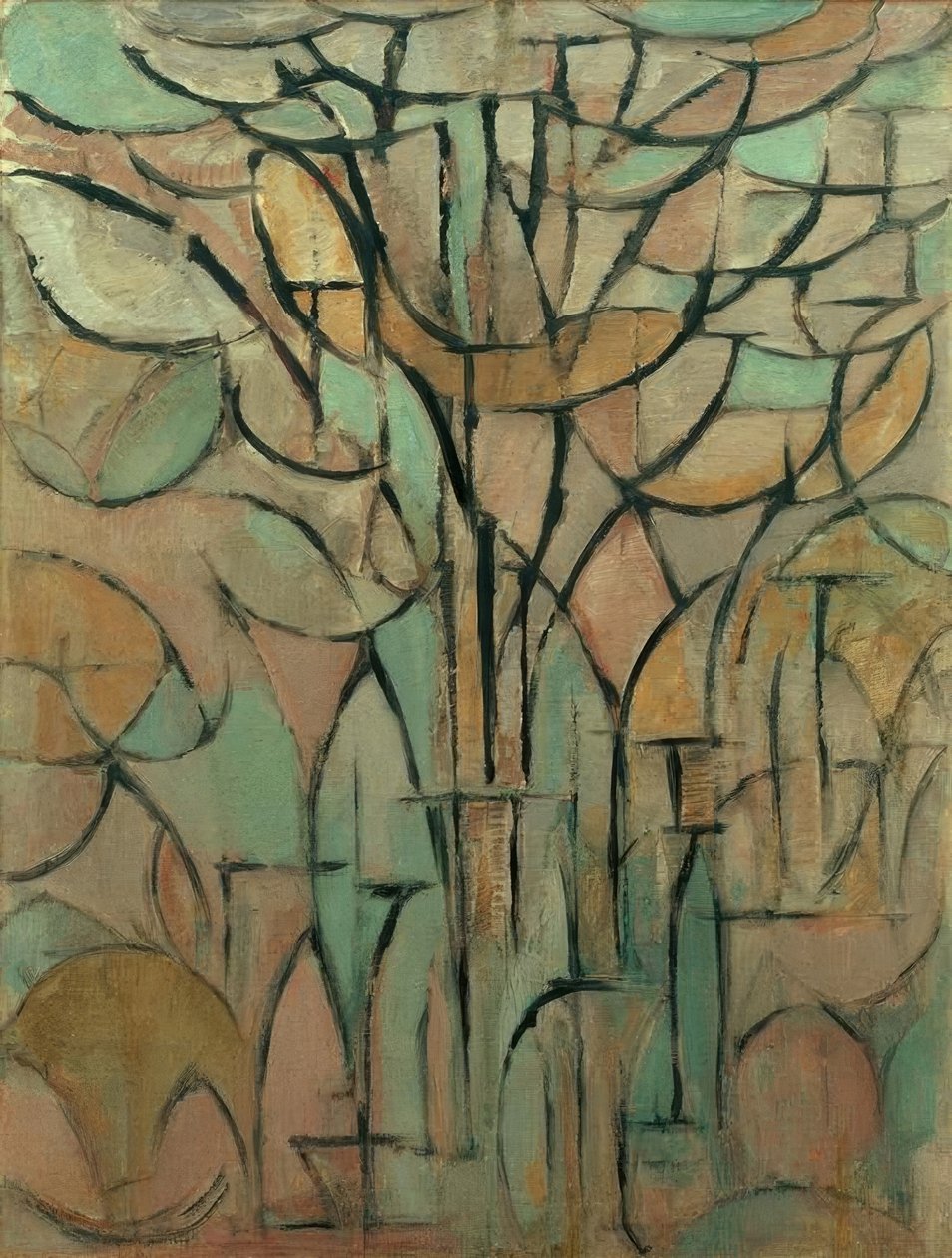 Trærne av Piet Mondrian