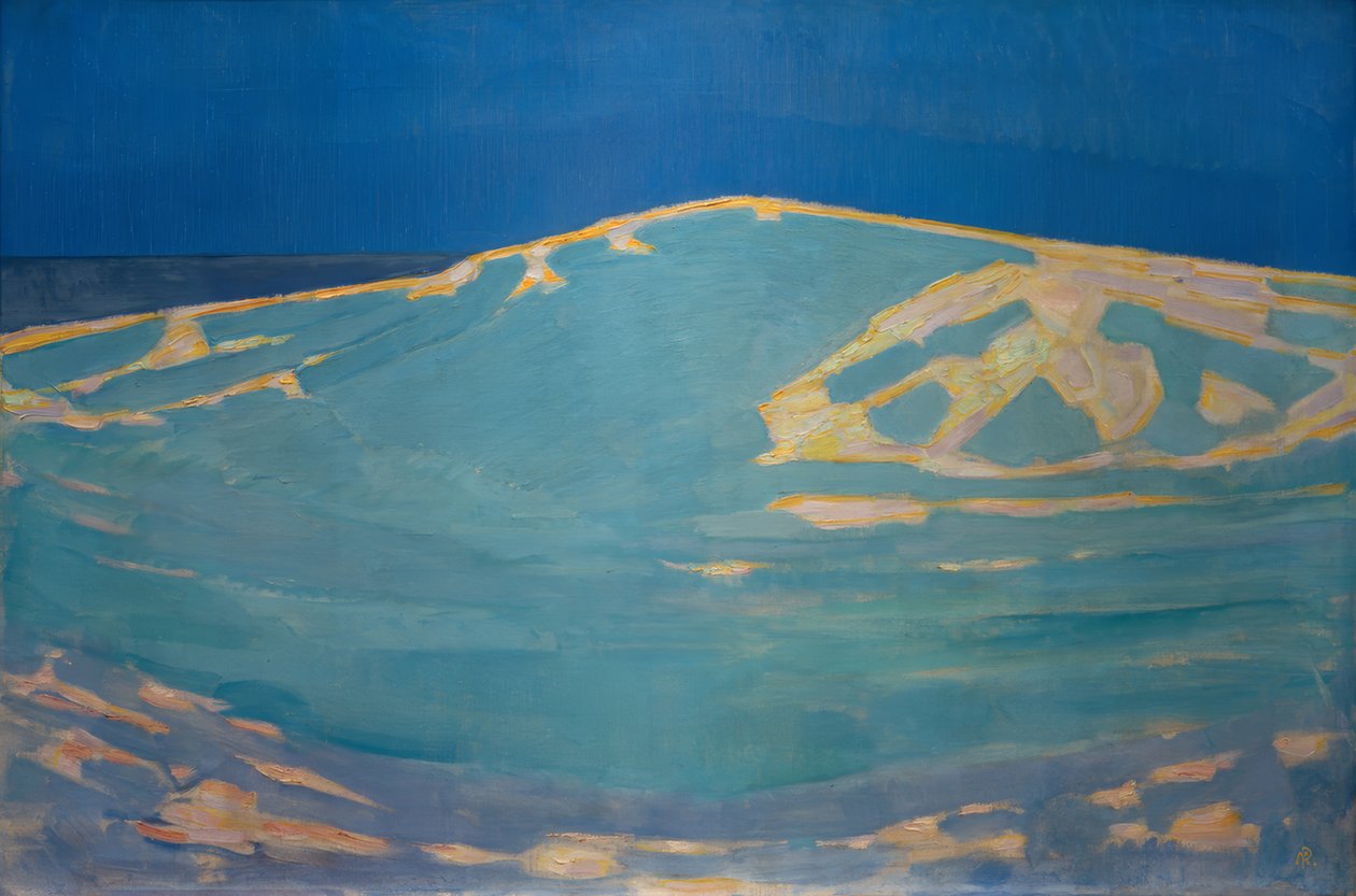 Sanddynene ved Domburg av Piet Mondrian