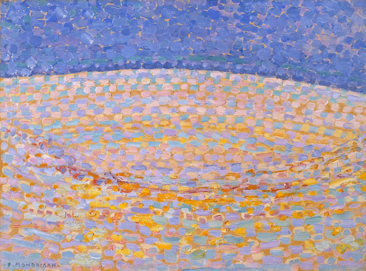 Sanddyne av Piet Mondrian