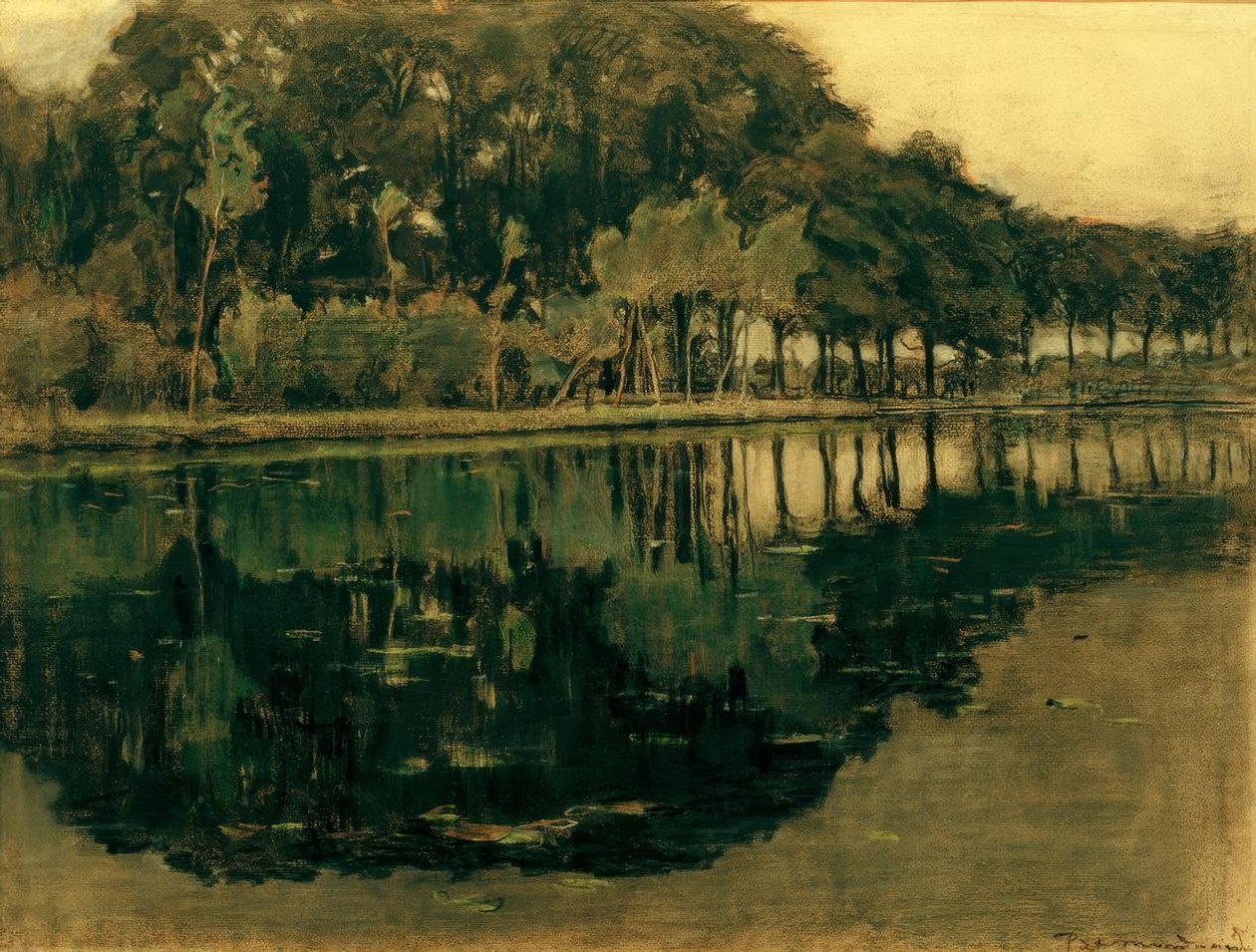 Geinrust Gård med Høy Horisont av Piet Mondrian