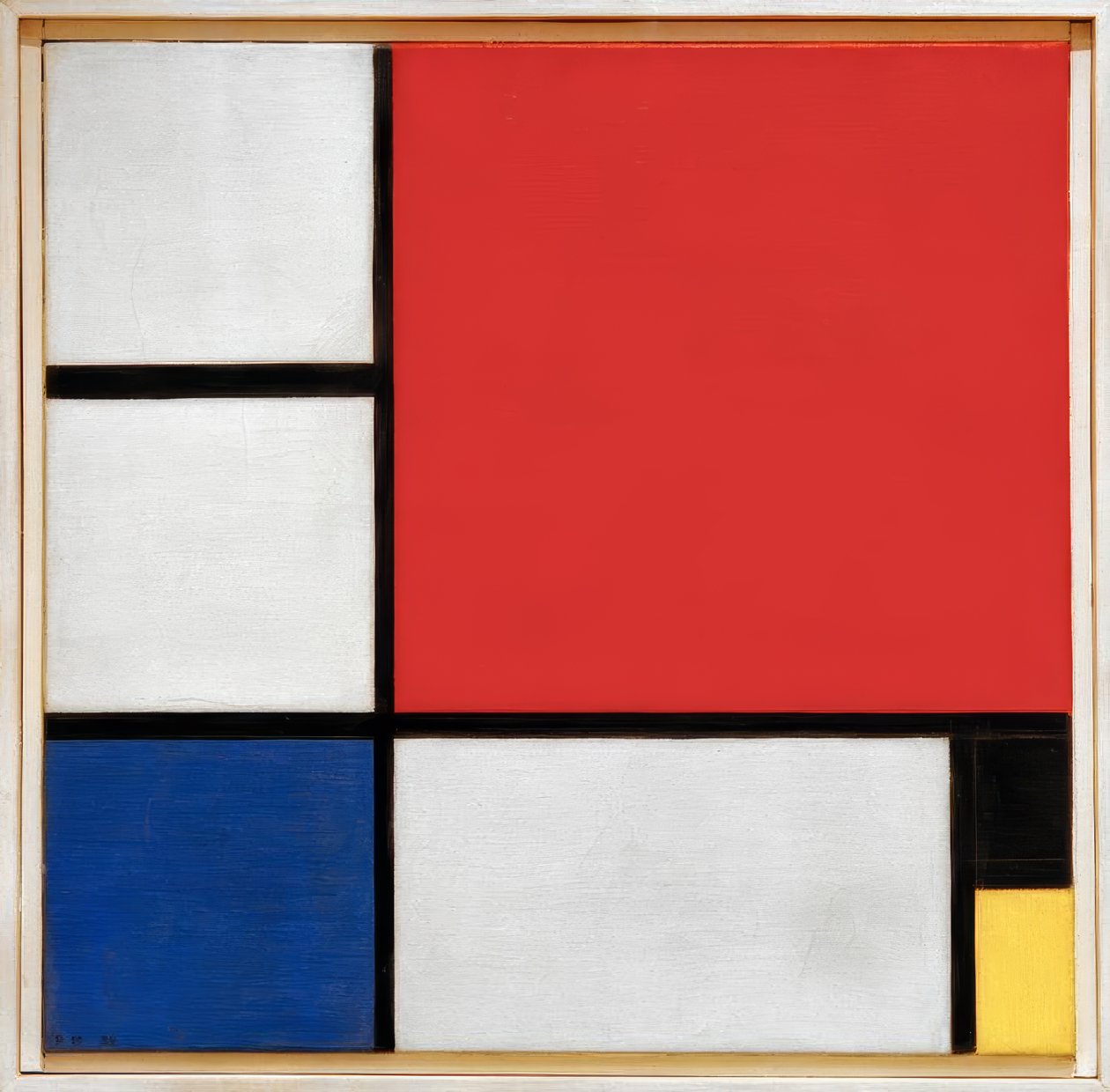 Sammensetning II av Piet Mondrian
