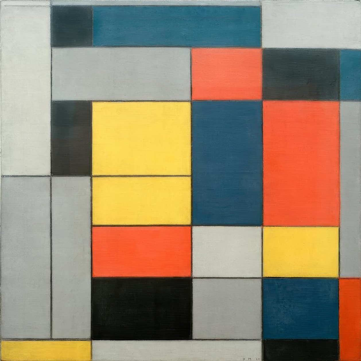 Komposisjonsnr. VI; Komposisjonsnr. II; Komposisjon med Schwa av Piet Mondrian