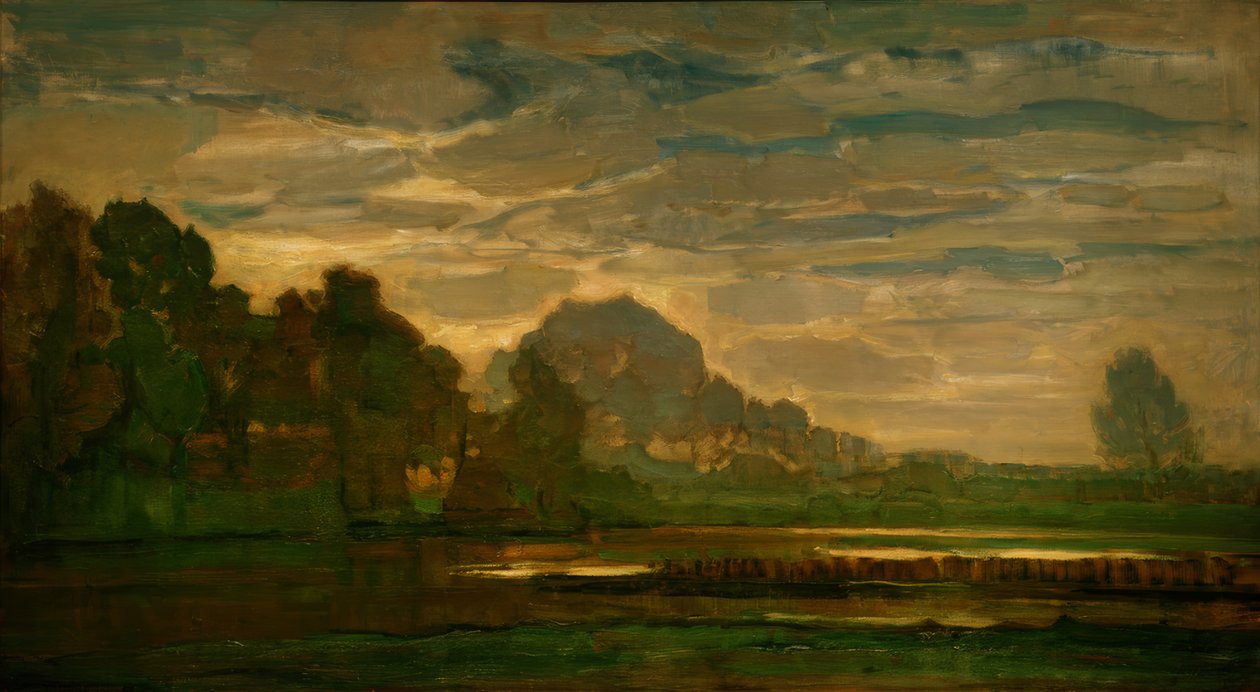Fortøy ved Saasveld av Piet Mondrian