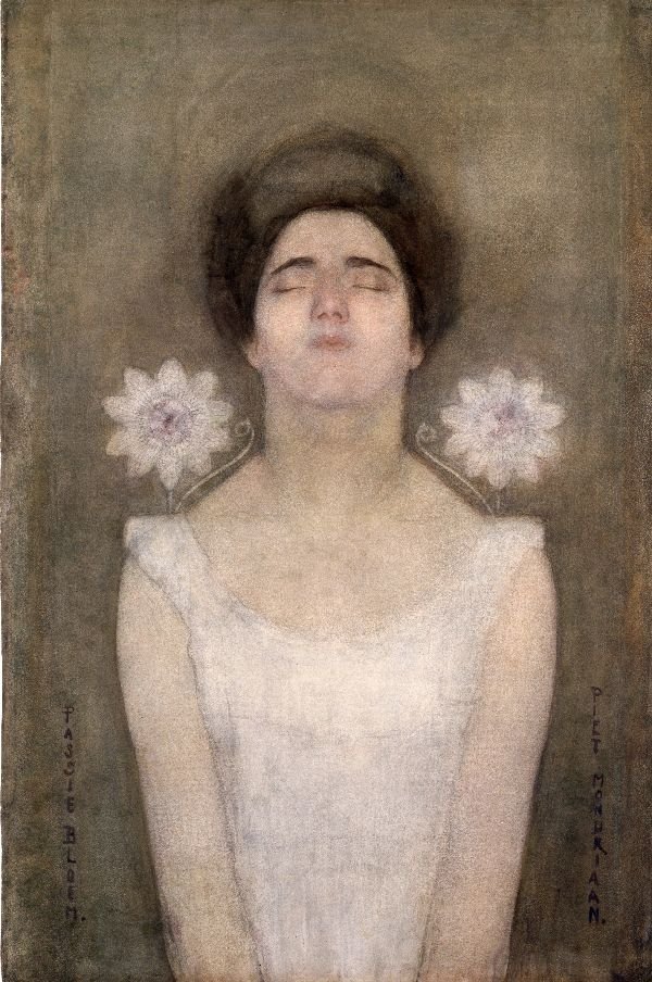 pasjonsblomst av Piet Mondrian