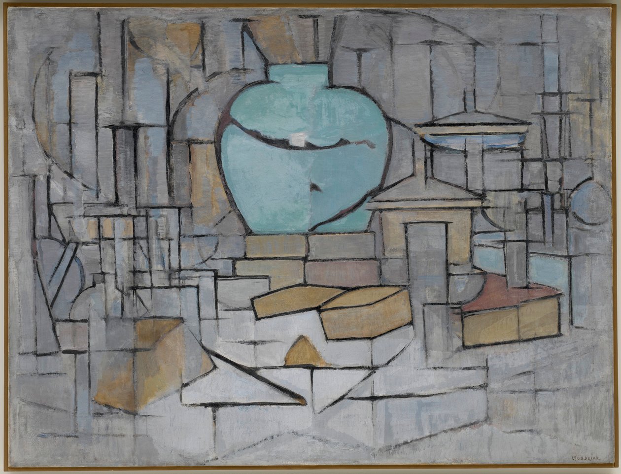 Stilleben med Gingerpot 2, 1912 av Piet Mondrian