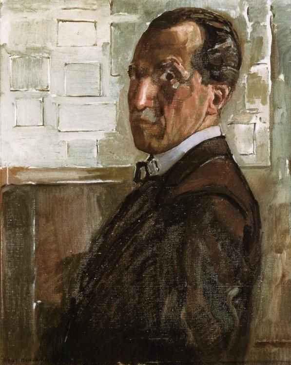 Selvportrett av Piet Mondrian