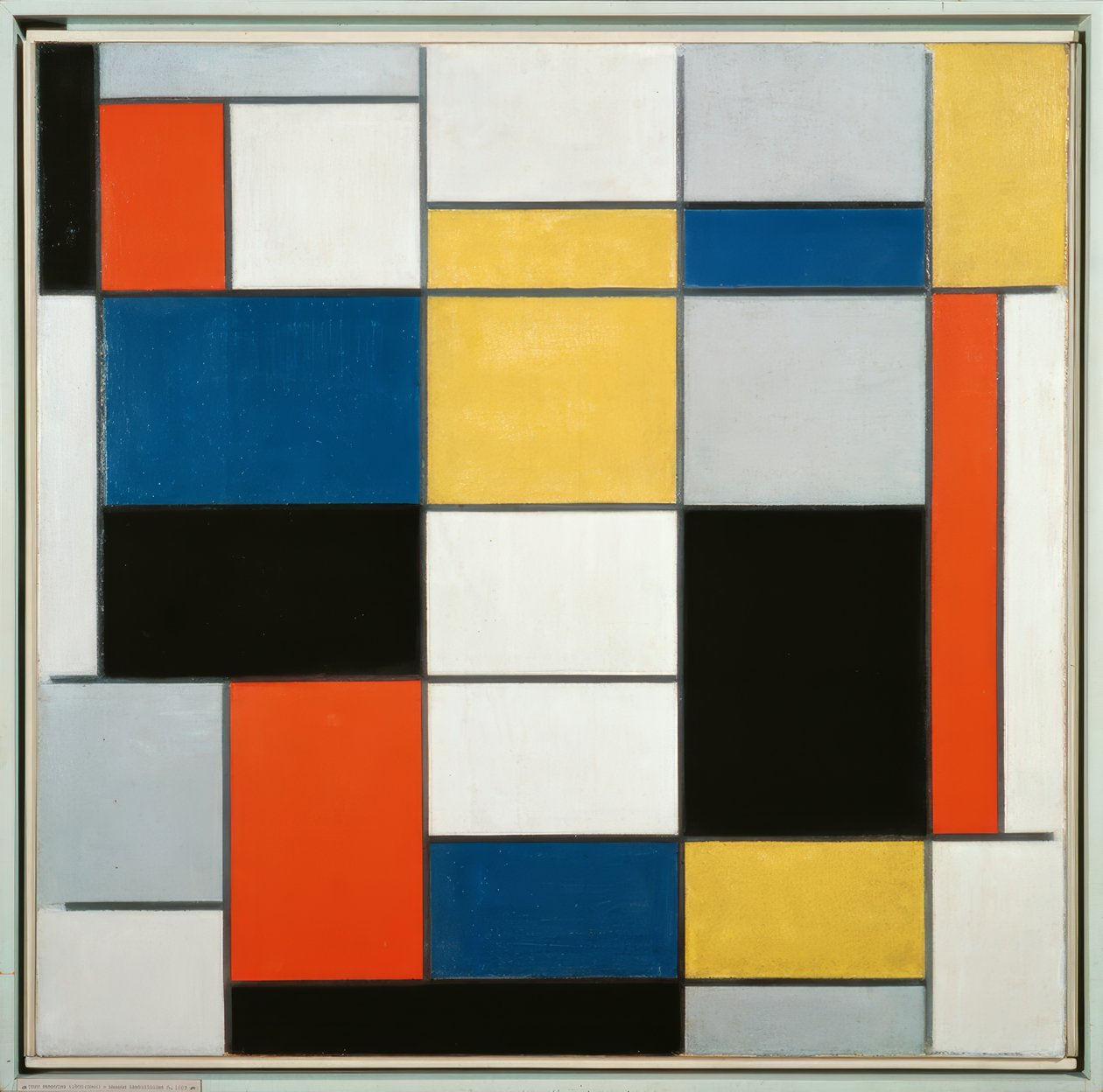 Sammensetning A av Piet Mondrian