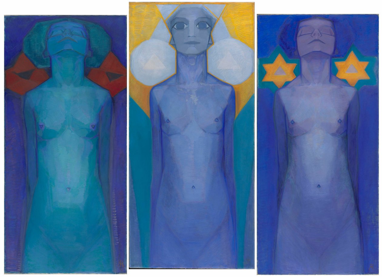 Evolusjon, 1911. av Piet Mondrian