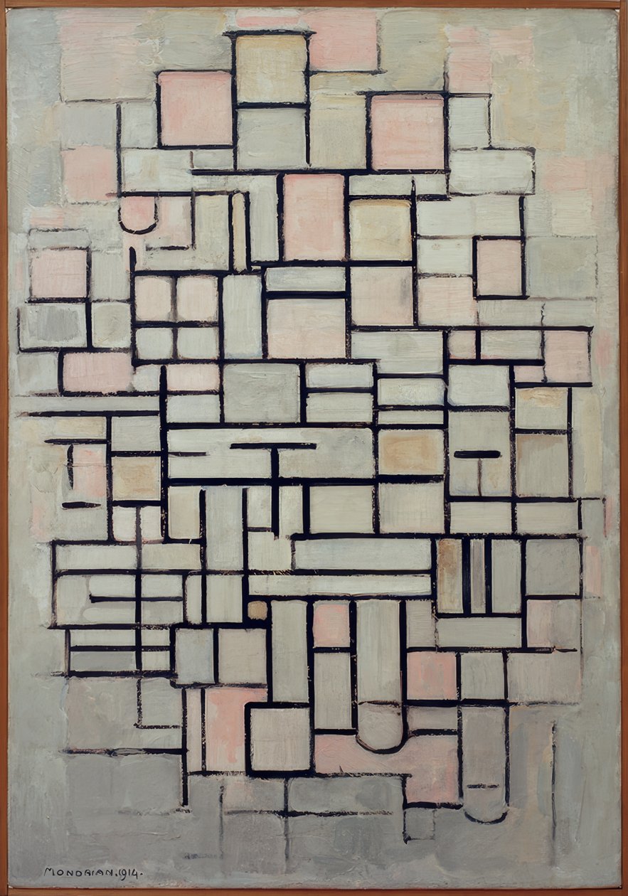 Komposisjon nr. IV; Komposisjon 6 av Piet Mondrian