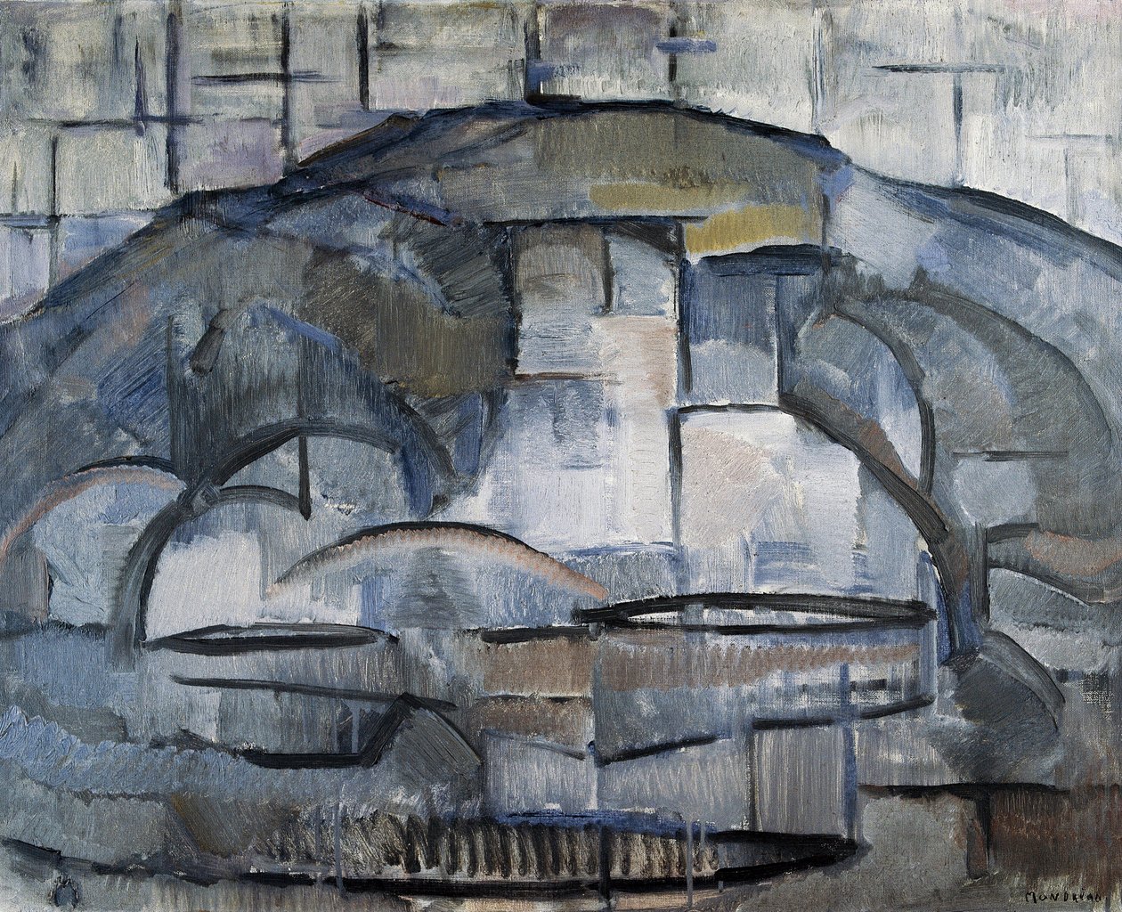 Landskap av Piet Mondrian