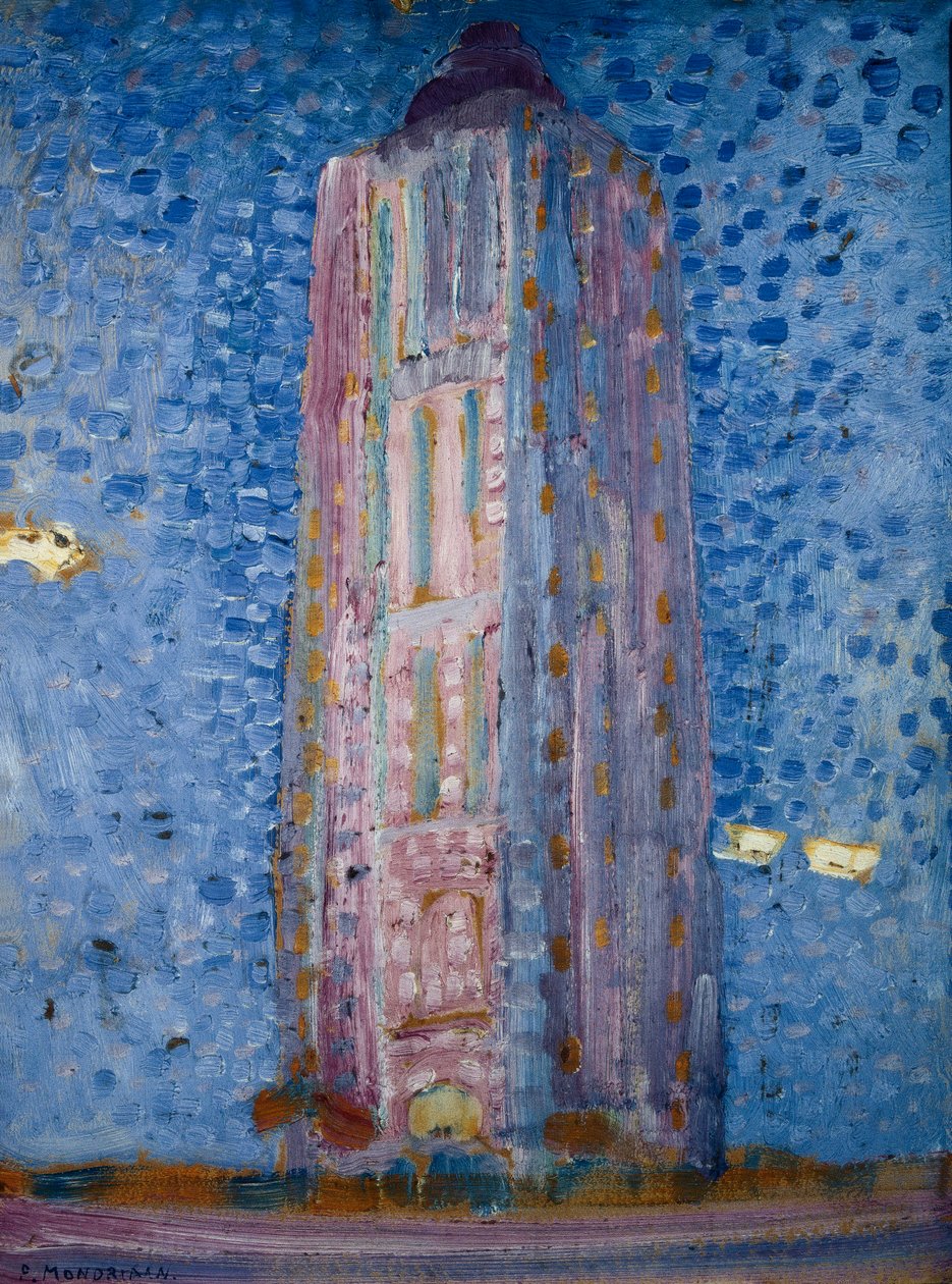 Le phare de Westkapelle av Piet Mondrian