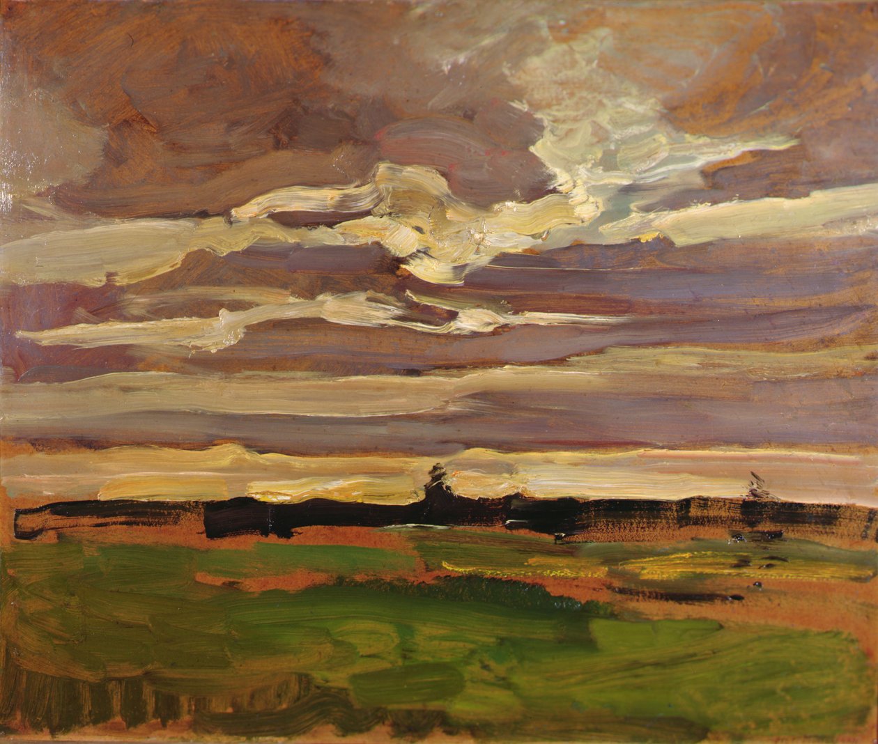 Månelandskap av Piet Mondrian