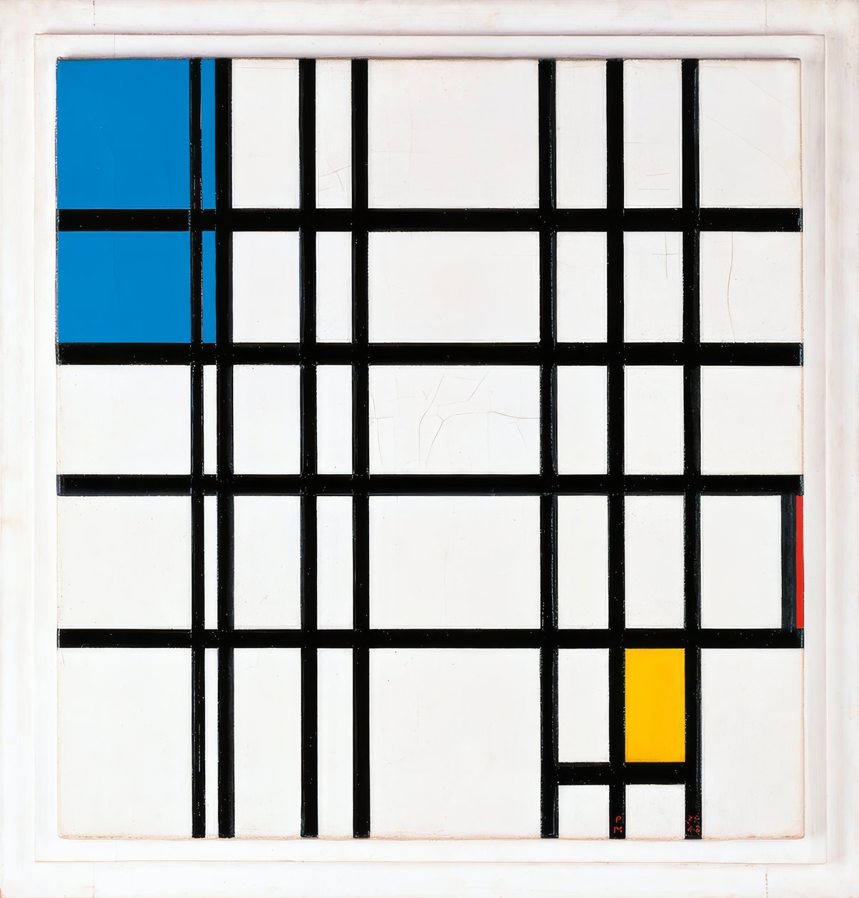 Rhythm of Black Lines av Piet Mondrian