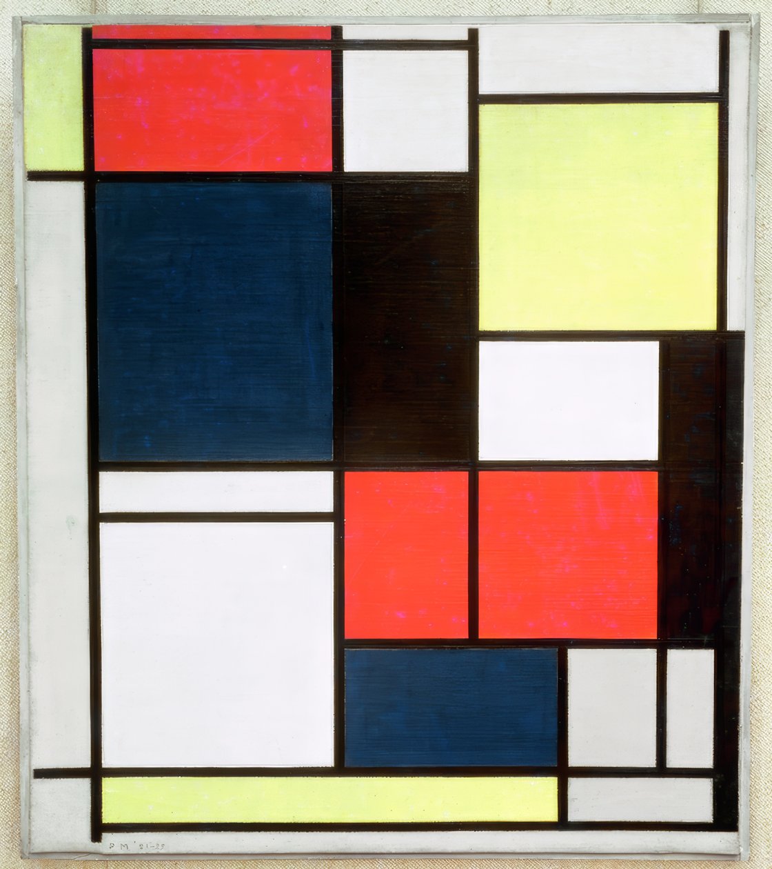 Tabell II av Piet Mondrian