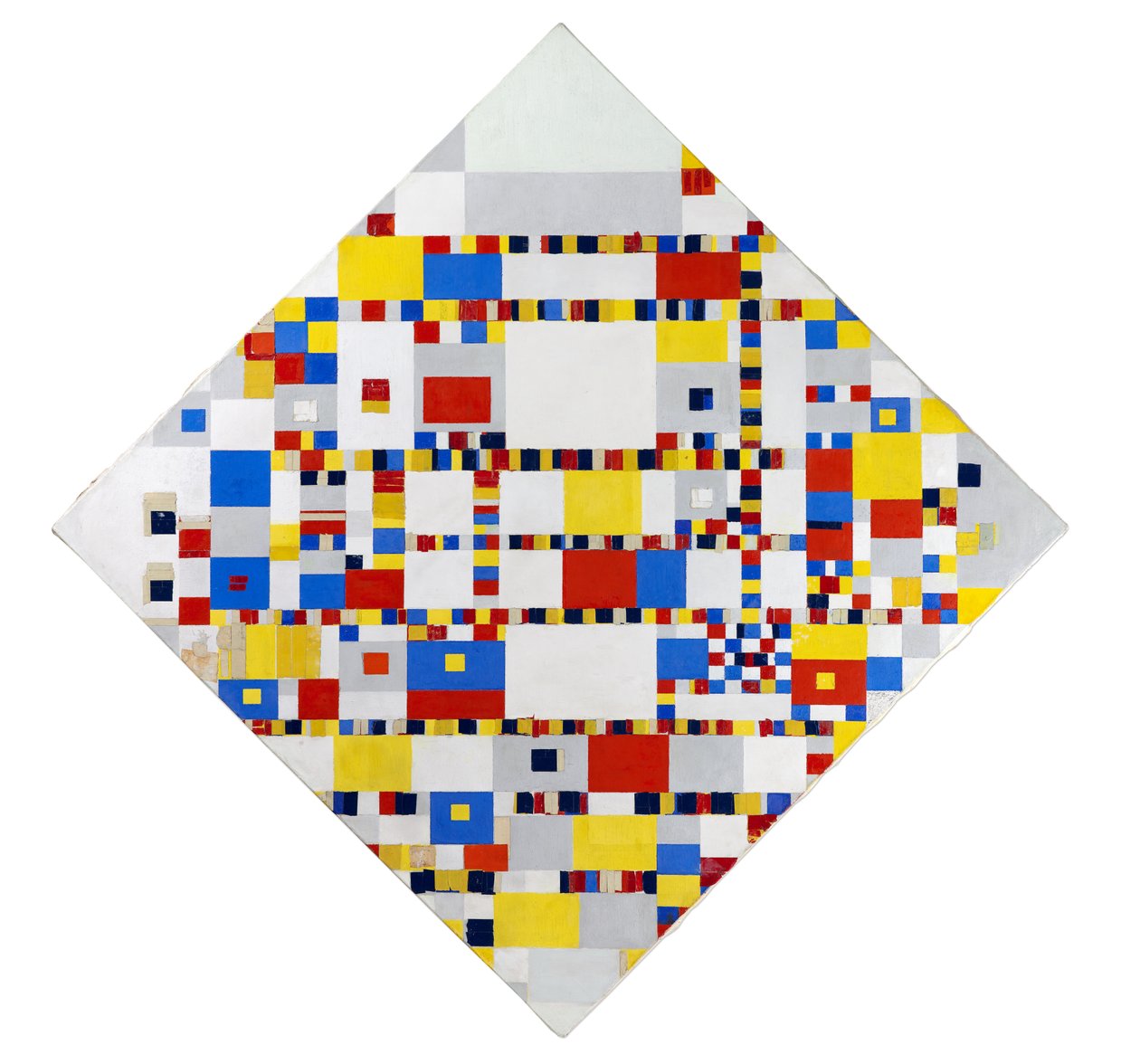 Victory Boogie Woogie (uferdig) av Piet Mondrian