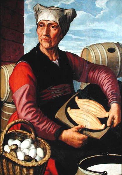 En nederlandsk bondekone, 1543 av Pieter Aertsen