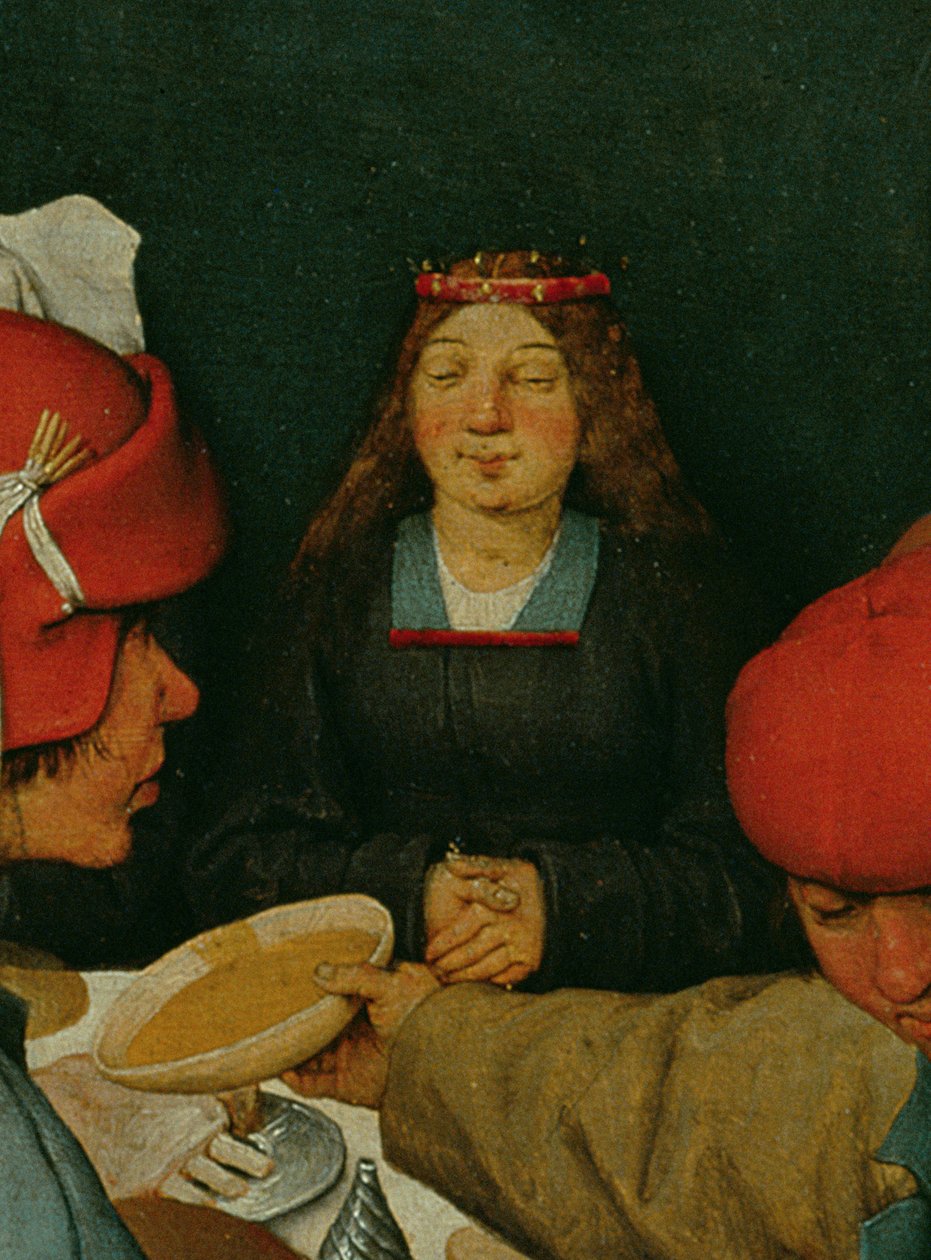 Bondebryllup (Bauernhochzeit) (detalj av 68946), 1568 av Pieter Bruegel the Elder