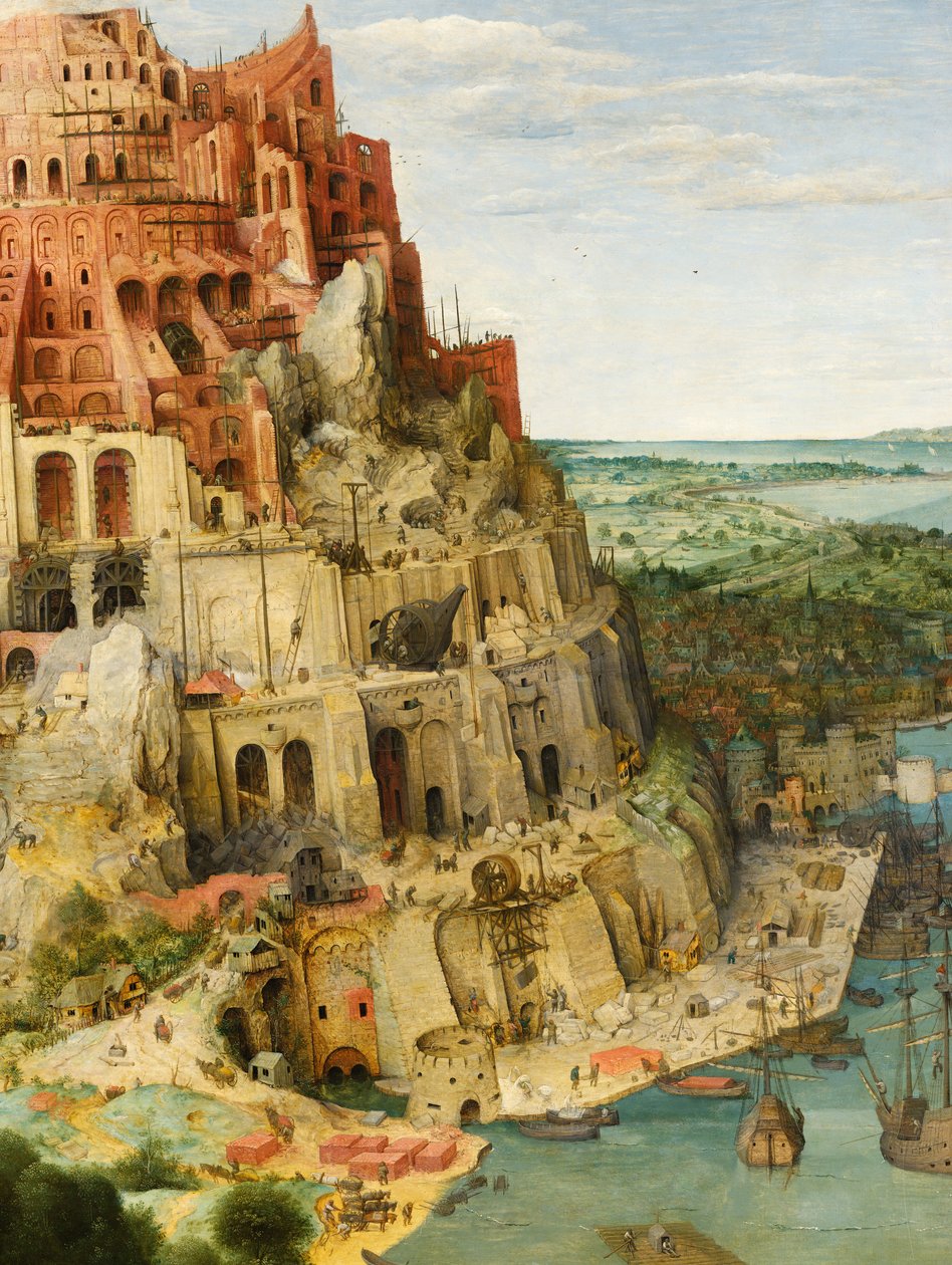 Babelstårnet (detalj) av Pieter Bruegel the Elder