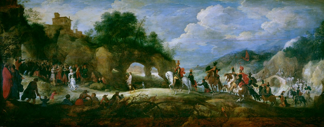 Davids triumf over Goliat av Pieter Brueghel the Younger