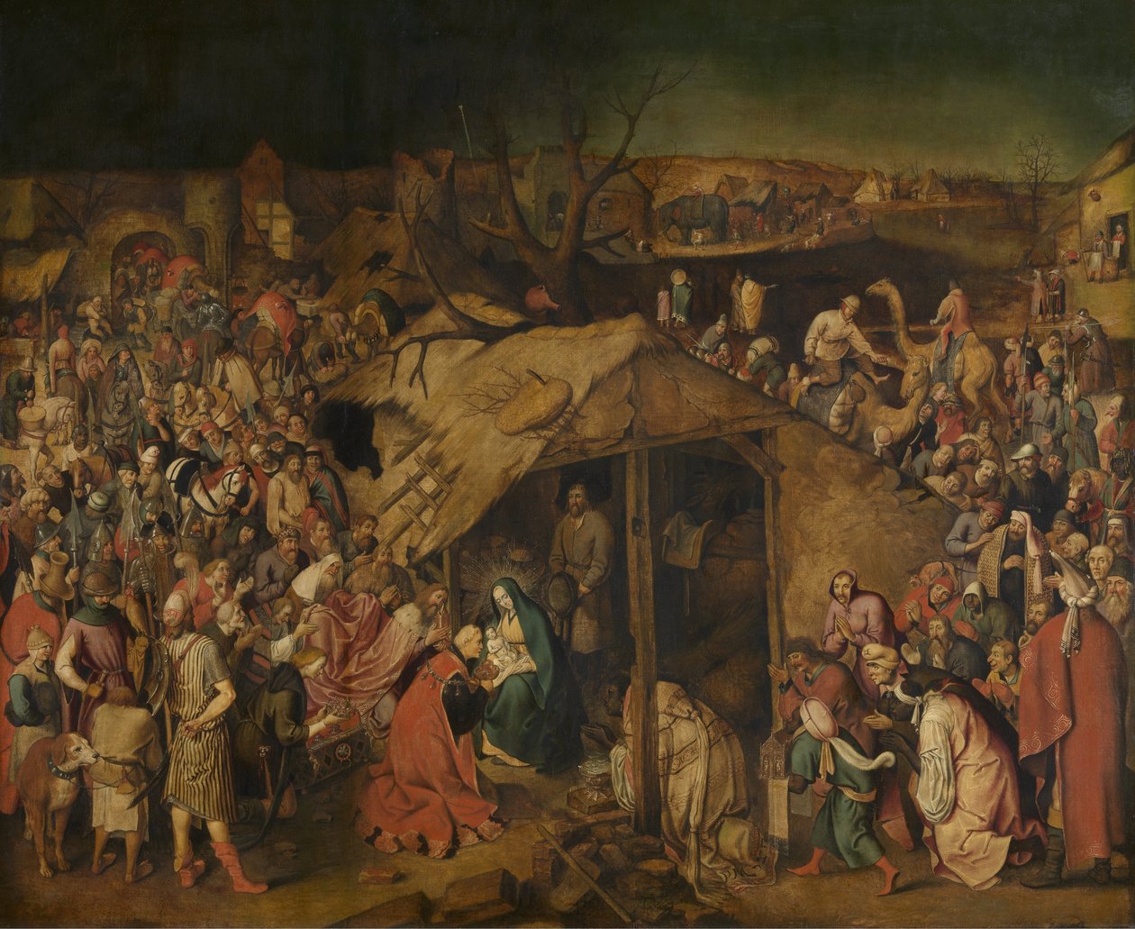 Tilbedelse av kongene av Pieter Brueghel the Younger