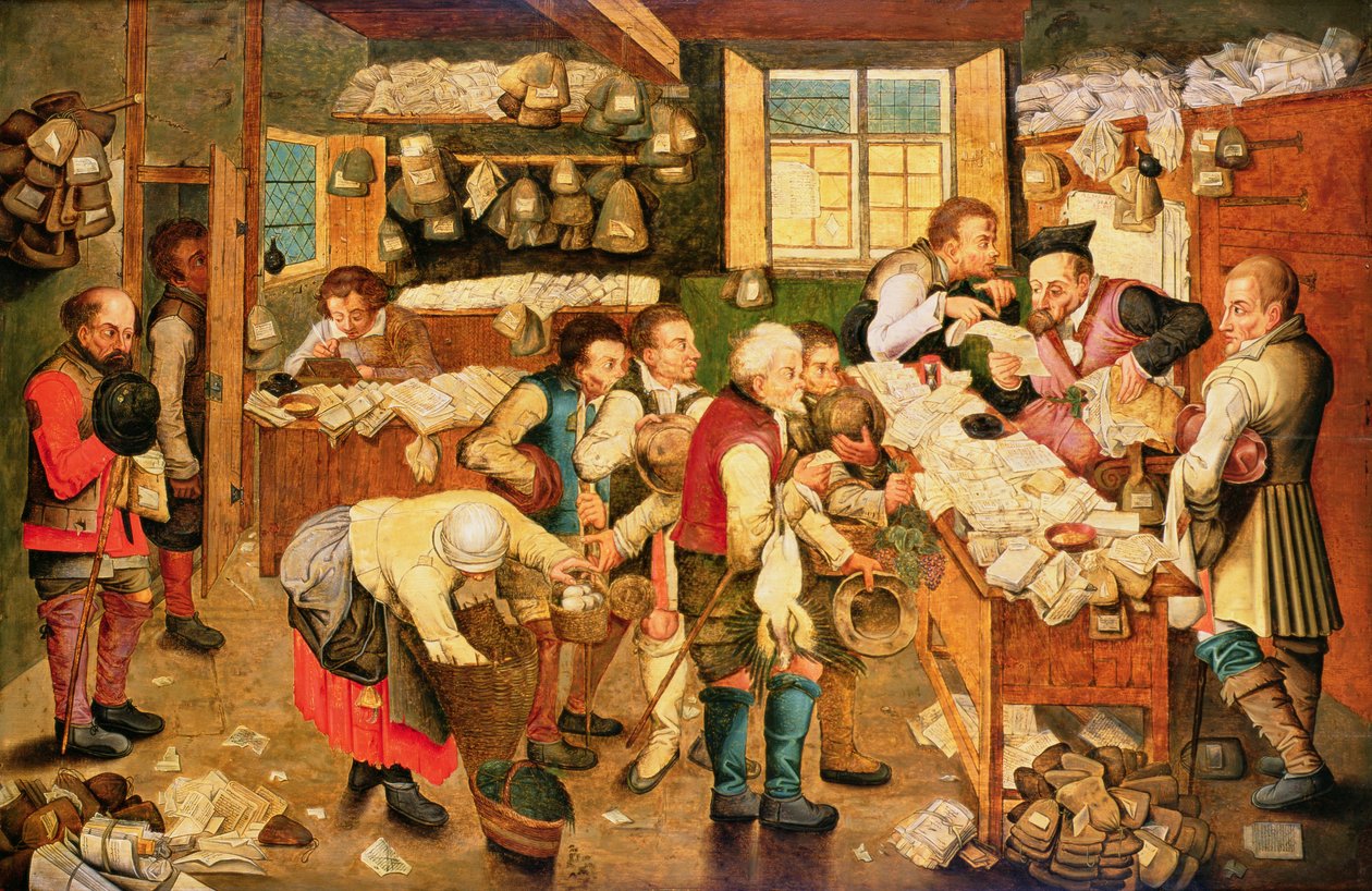 Samleren av tiende av Pieter III Brueghel