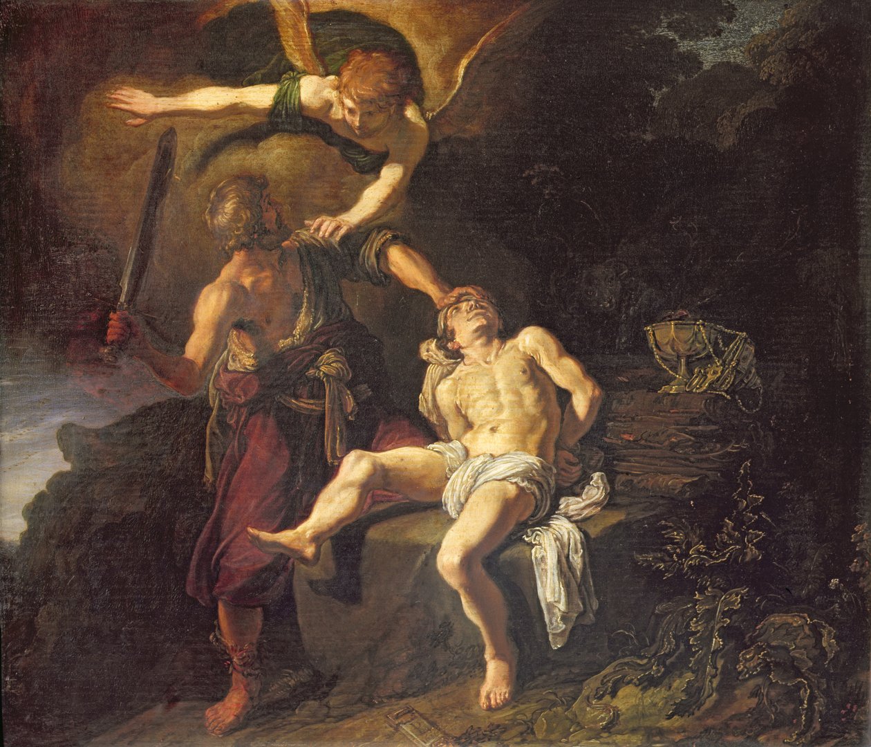 The Sacrifice of Isaac, 1616 av Pieter Lastman