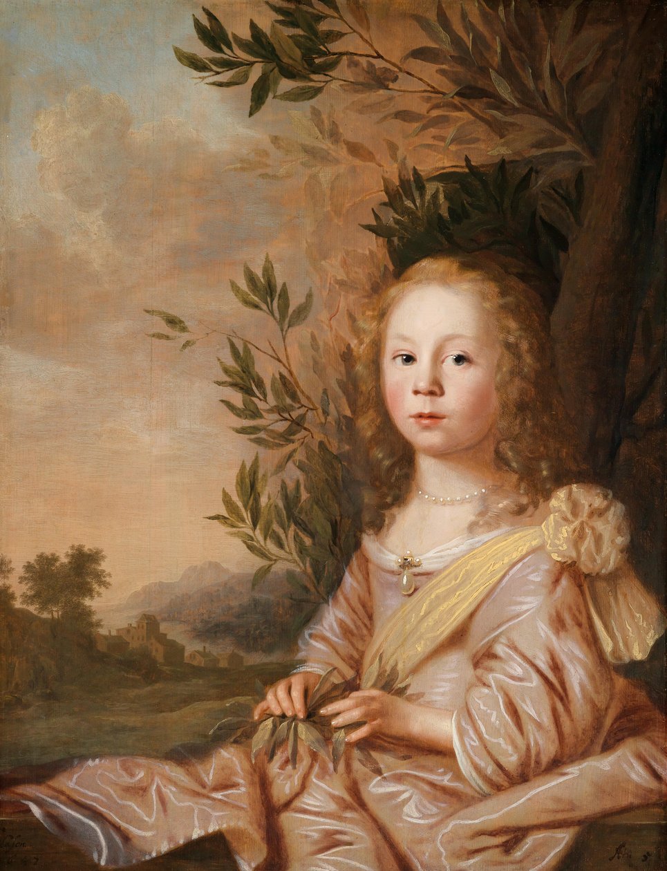 Jenteportrett av Pieter Nason