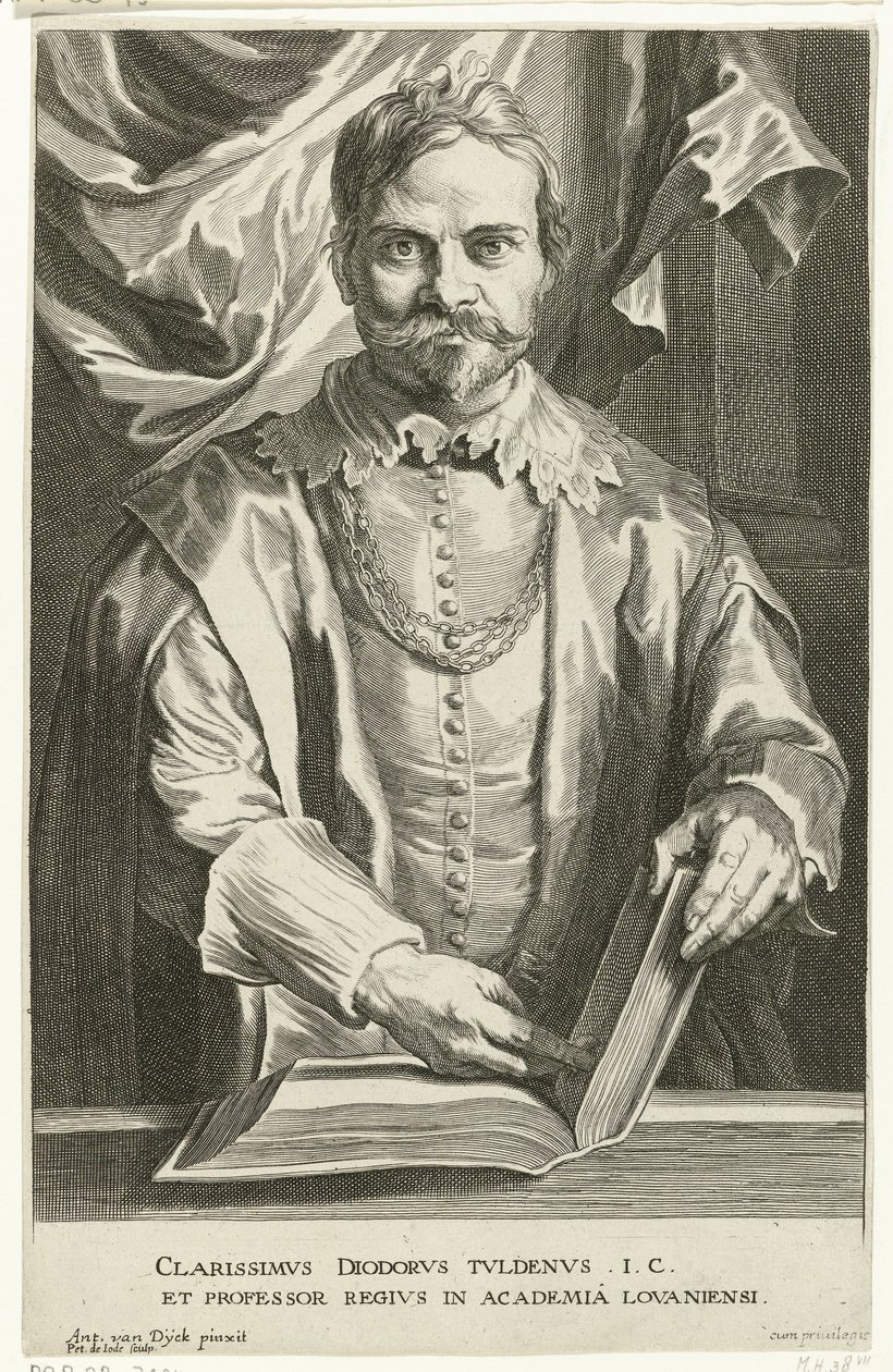 Portrett av Tuldenus av Pieter de Jode
