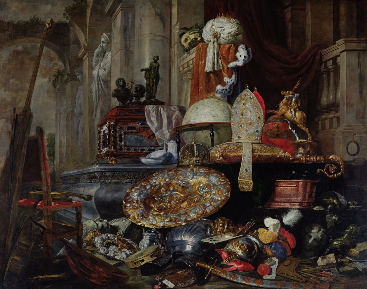 Allegory of the Vanities of the World, 1663 av Pieter or Peter Boel