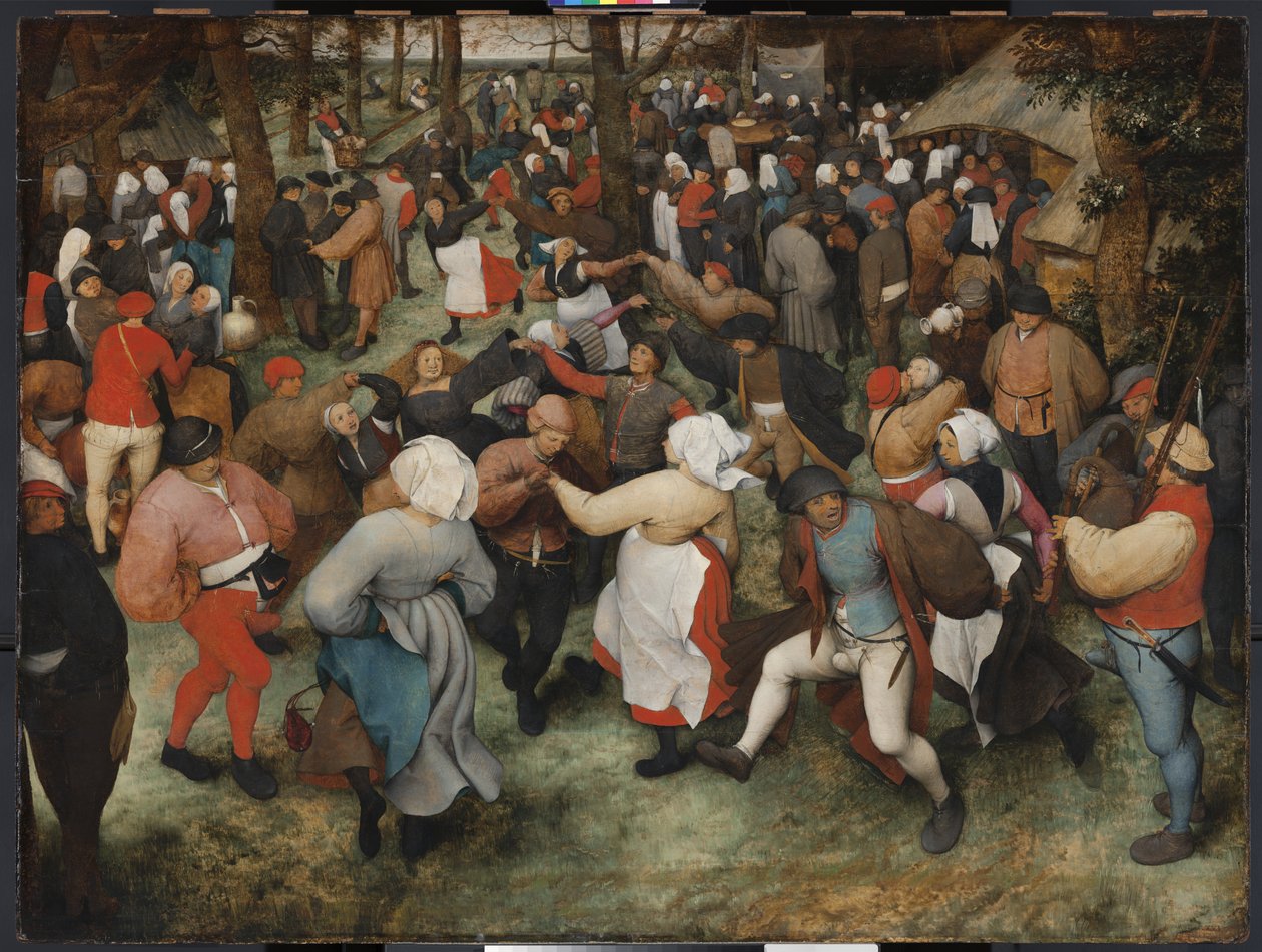 Bryllupsdansen, ca. 1566 av Pieter Bruegel the Elder