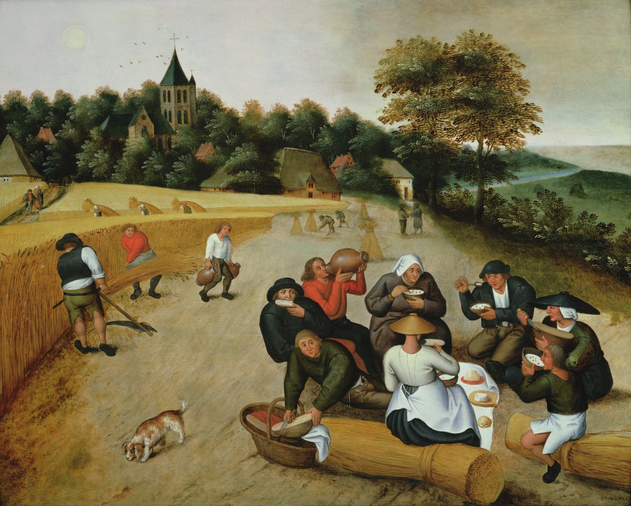 Sommer av Pieter Brueghel the Younger