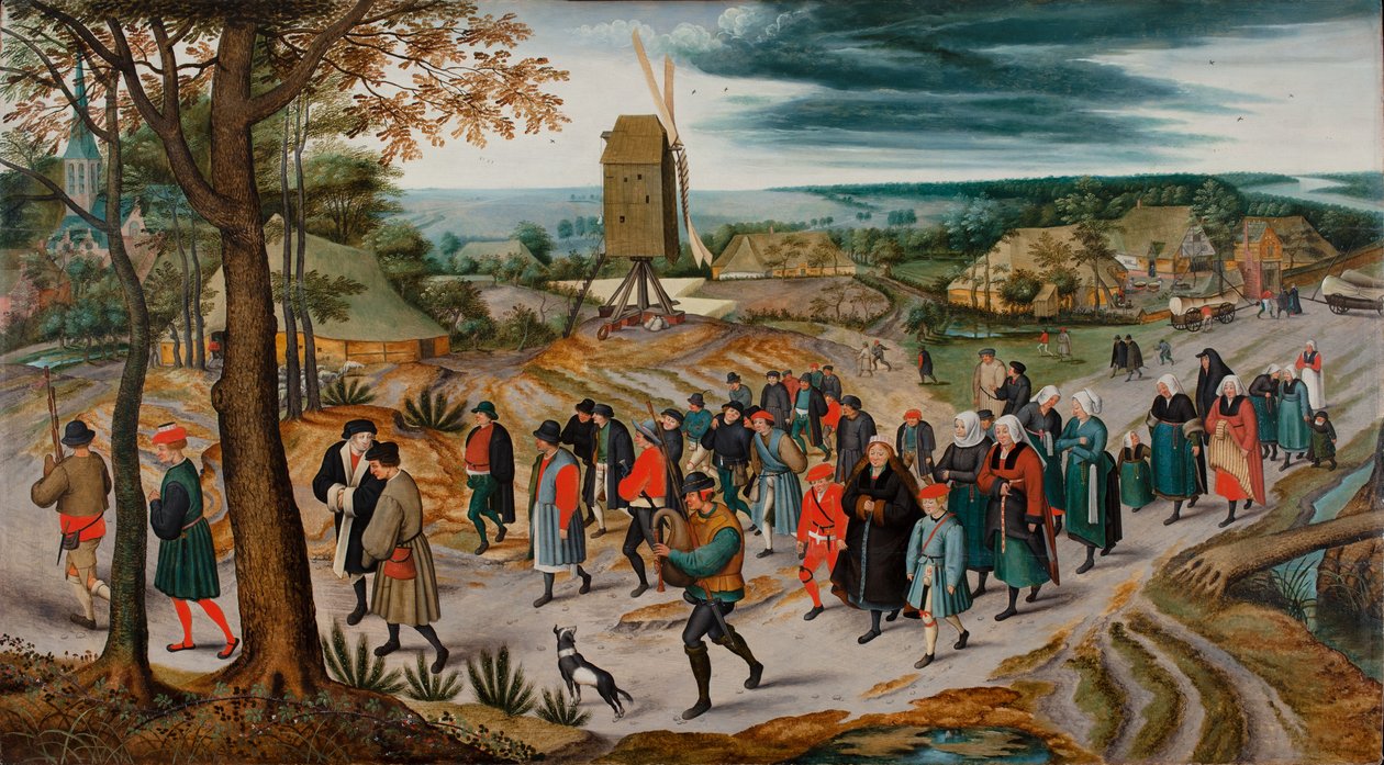 Ekteskapsprosesjonen av Pieter Brueghel the Younger
