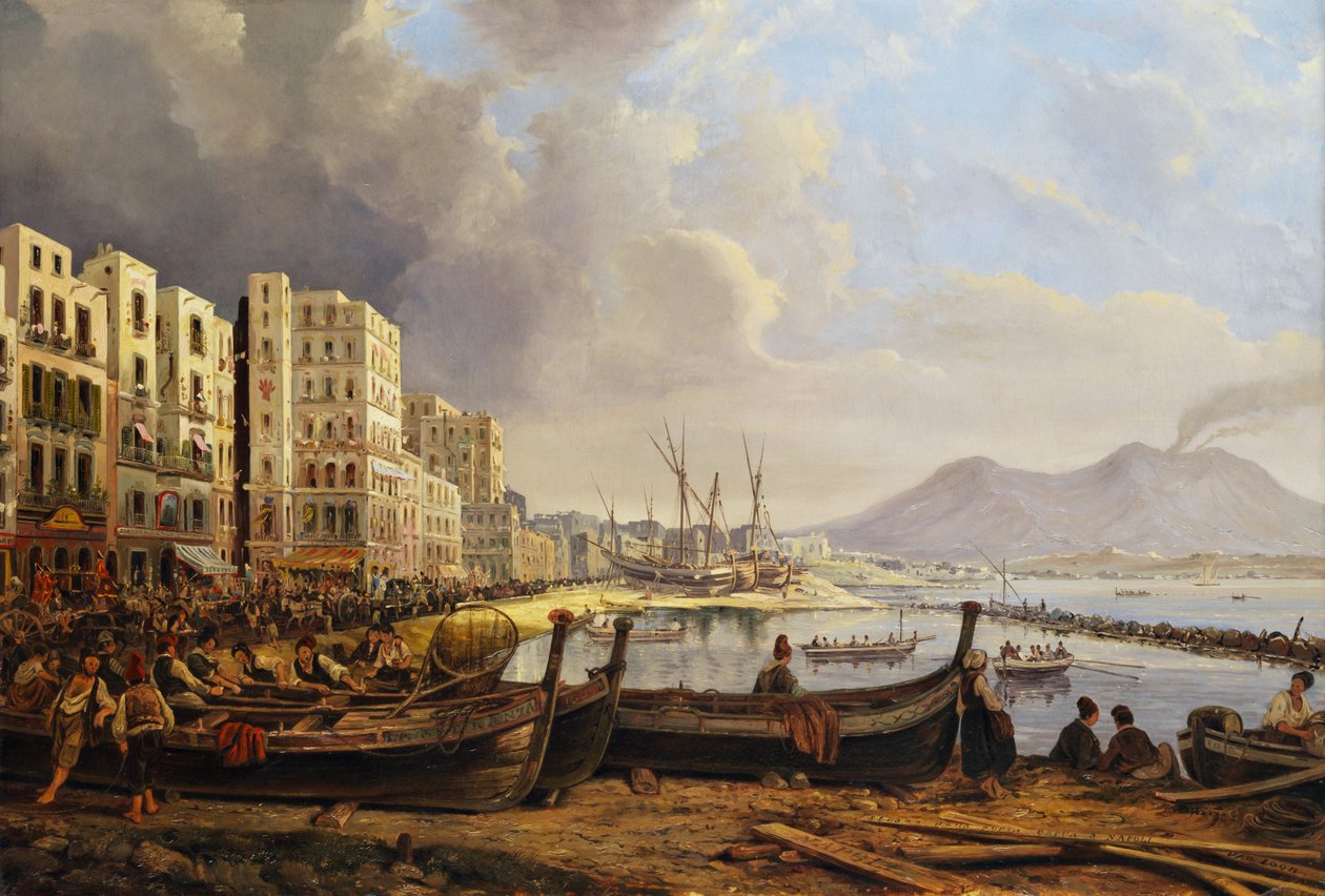 Gate i Porta Capua i Napoli av Pieter van Loon