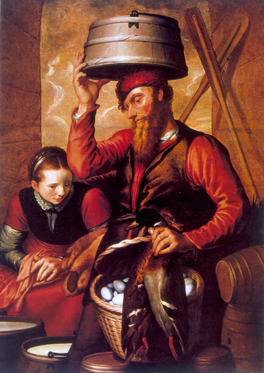 Spillhandleren, 1500-tallet av Pieter Aertsen