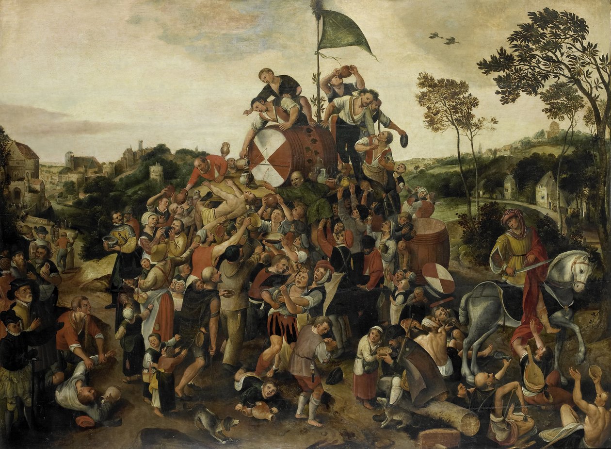 St. Martins Day Fairground, 1598 av Pieter Balten