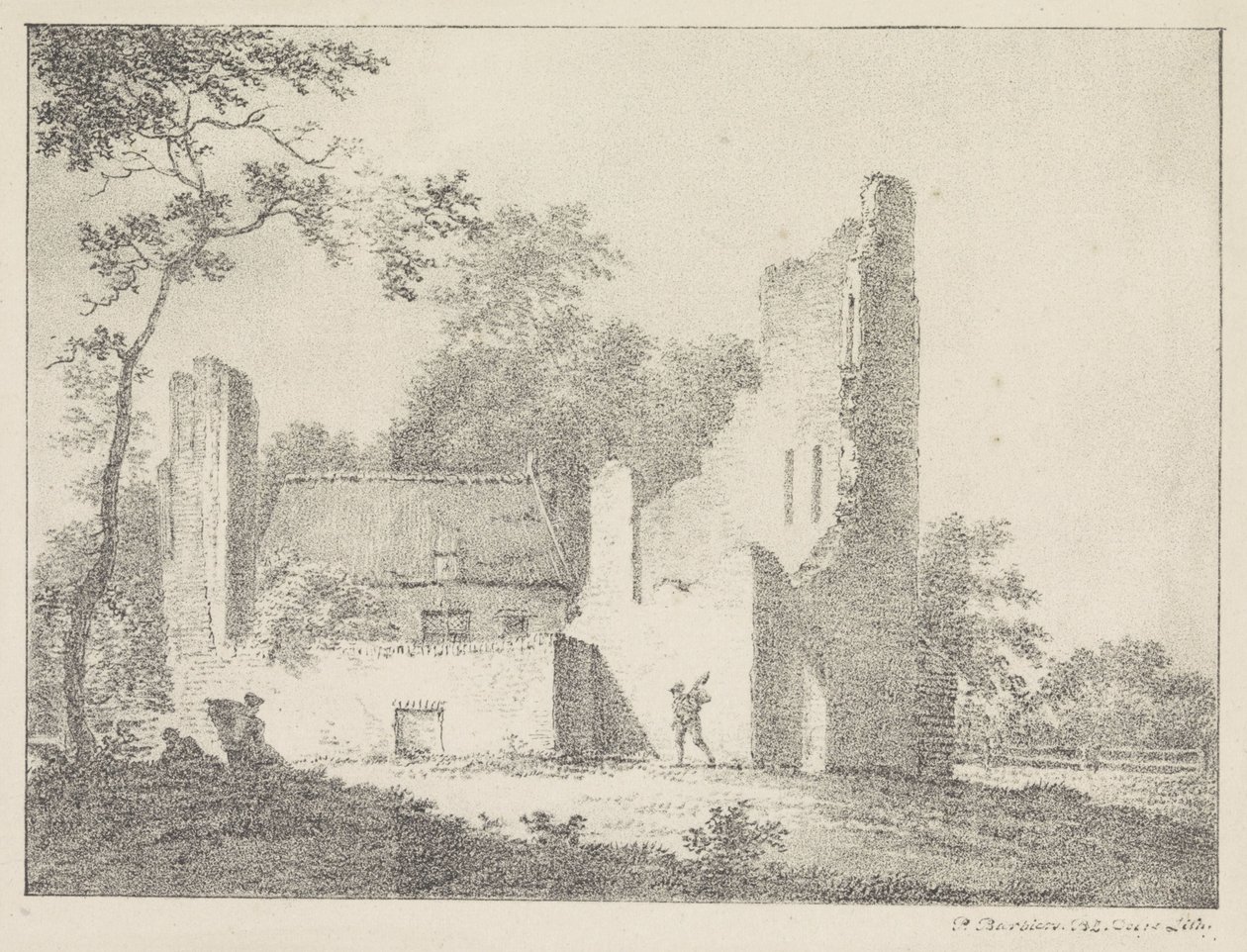 Ruin av Pieter Bartholomeusz. Barbiers