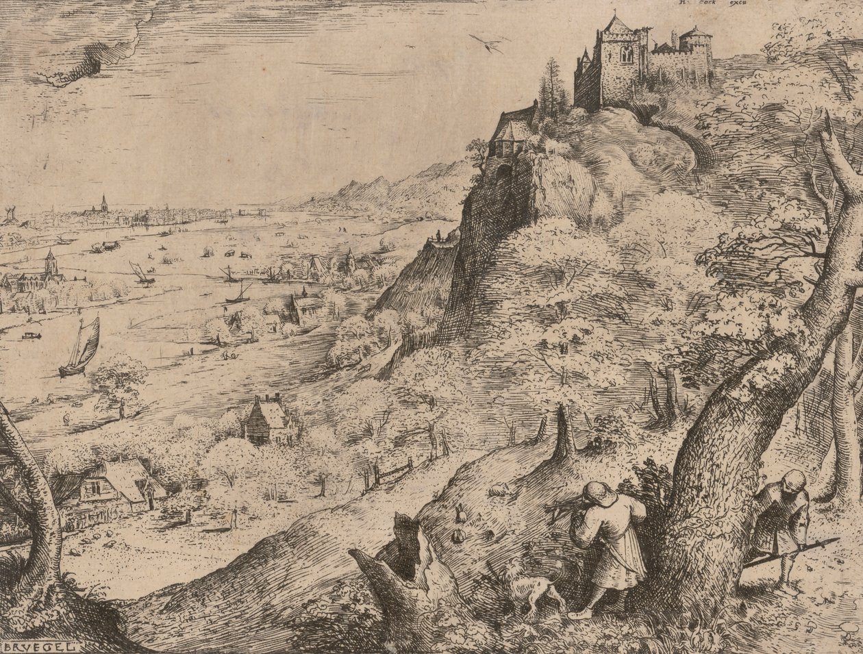 Kaninjakten, 1560. av Pieter Bruegel the Elder