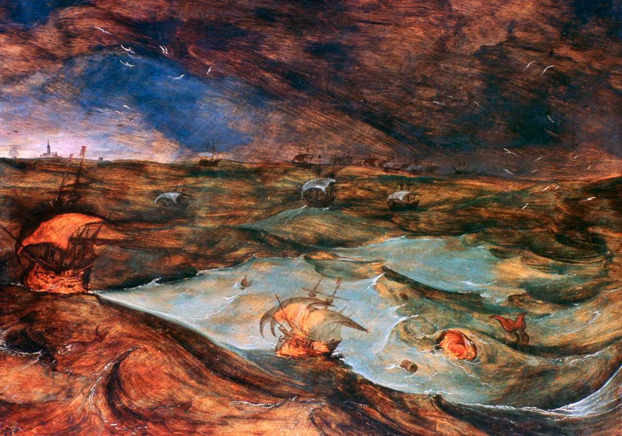Stormen, 1569 av Pieter Bruegel the Elder