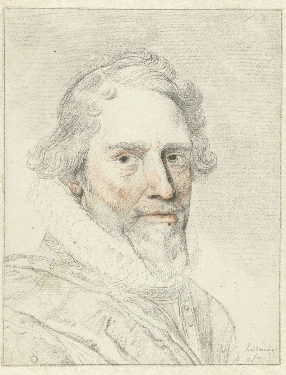 Portrett av prins Maurits av Pieter Claesz. Soutman