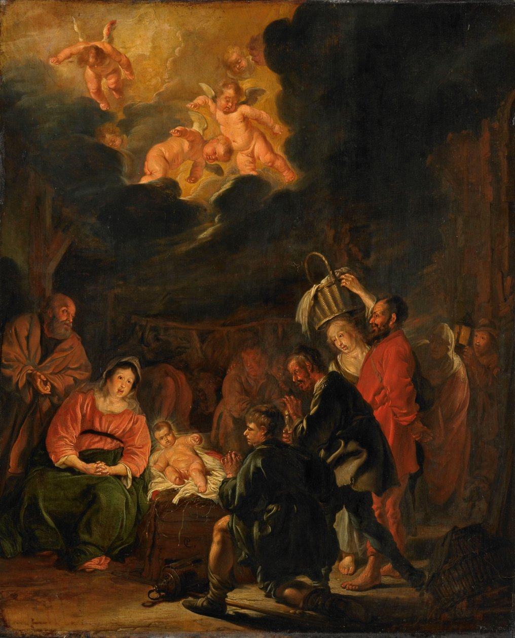 Hyrdenes tilbedelse av Pieter Codde