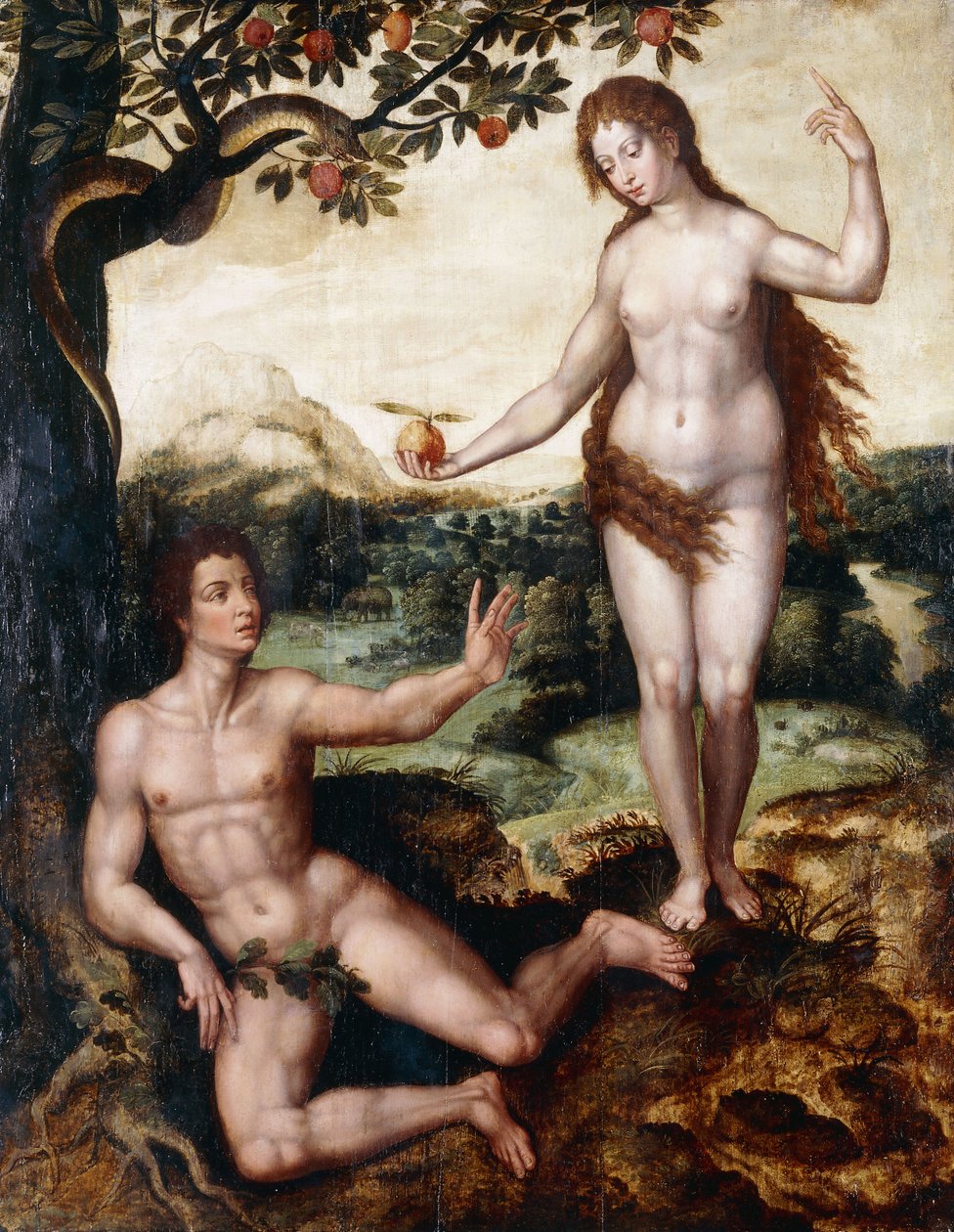 Fristelsen, av Pieter Coecke van Aelst